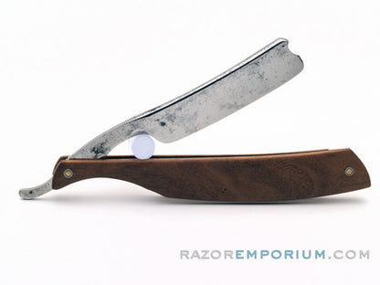 6/8" Joseph Rodgers & Sons No. 6 Straight Razor w/ Black Walnut Scales |  Sheffield, England