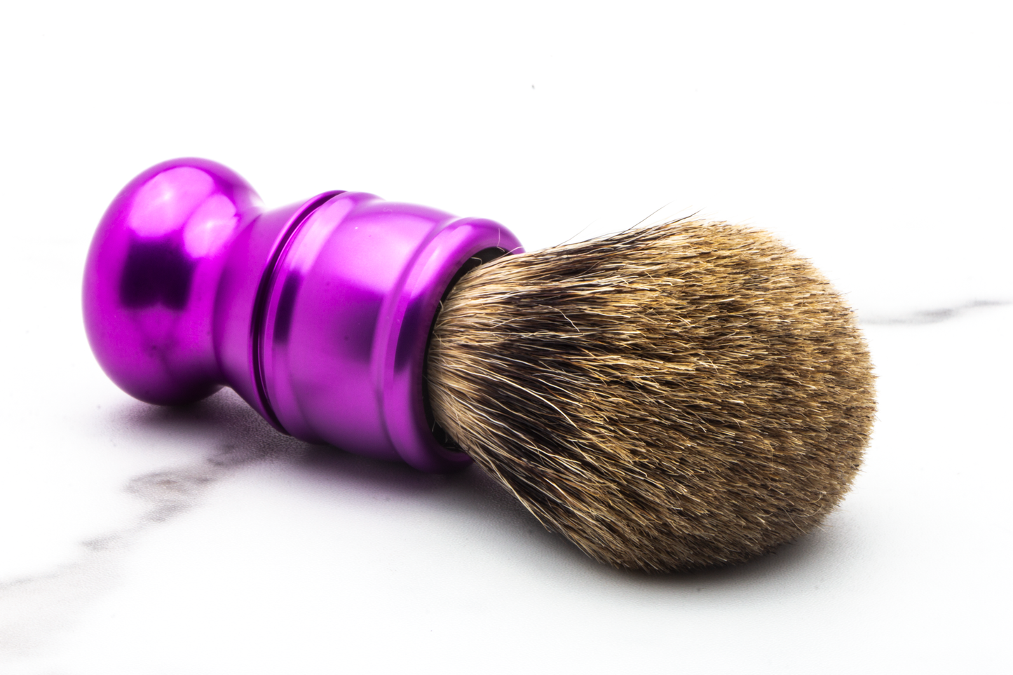 Timeless Razor | Purple Adjustable Shaving Brush Handle & Collets 20mm-28mm