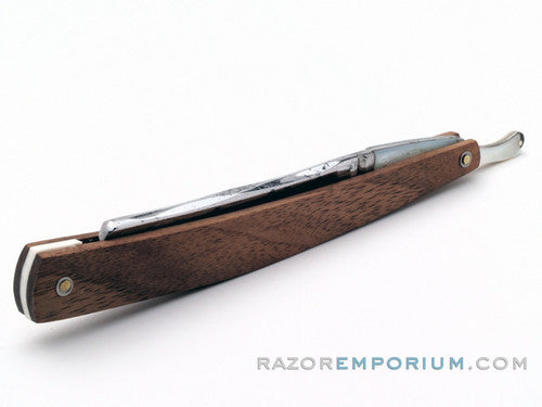 9/16" J.R. Torrey Cutlery Hollow Ground w/ Black Walnut Scales | Worchester, USA