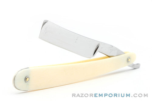9/16" Vintage Straight Razor | Bone Scales