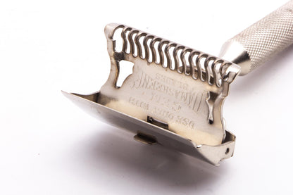 1920's Gem Single Edge Demaskeene Safety Razor | Factory Nickel Revamp