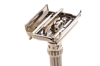 1962 H3 Gillette Slim Adjustable Double Edge Safety Razor Set | Original Condition